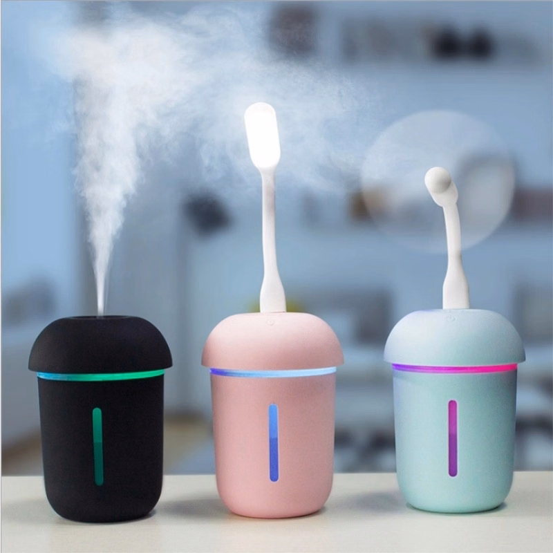 Rechargeable Mushroom Shape 3 in 1 Humidifie