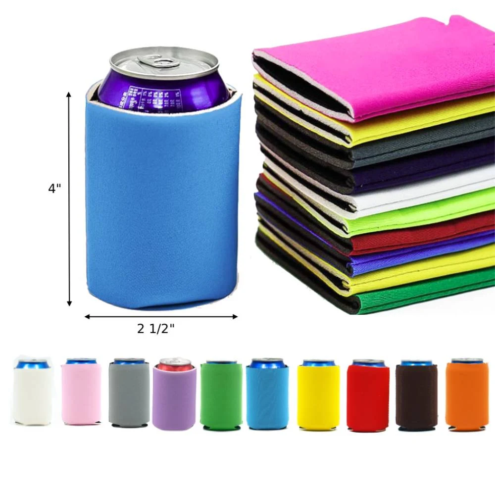 Premium Neoprene Can Cooler, custom koozie with logo imprint 1