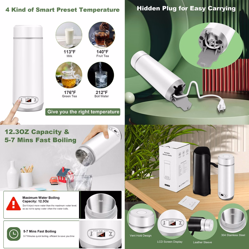 Travel Kettle with Temperature Control