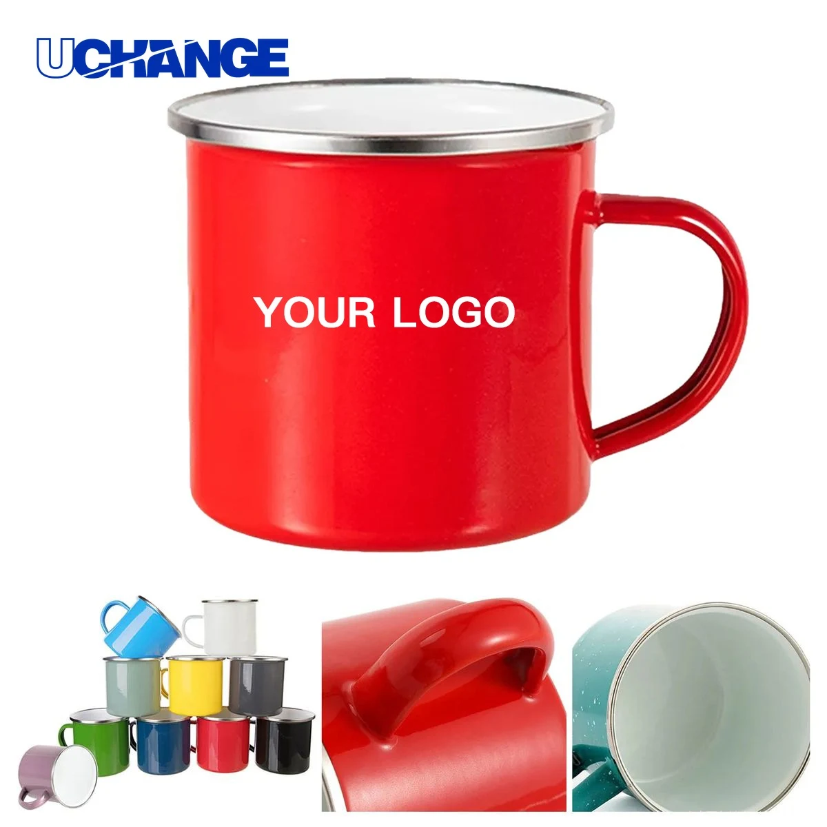Stainless Rim Mug Drinkware for Daily Use 1