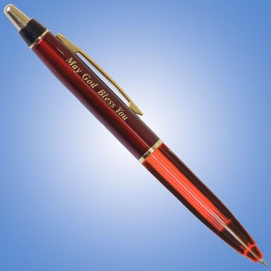 Brass LED Pen with Red Light/Top