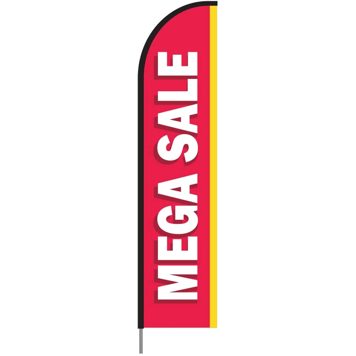 Mega Sale Feather Flag Kit 15' Feet Feather Flag Sign Outdoor Banner 1