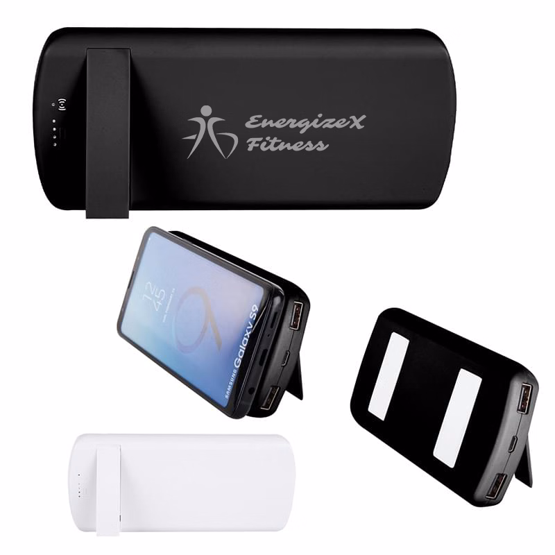 8000 mAh Wireless Charger Phone Stand