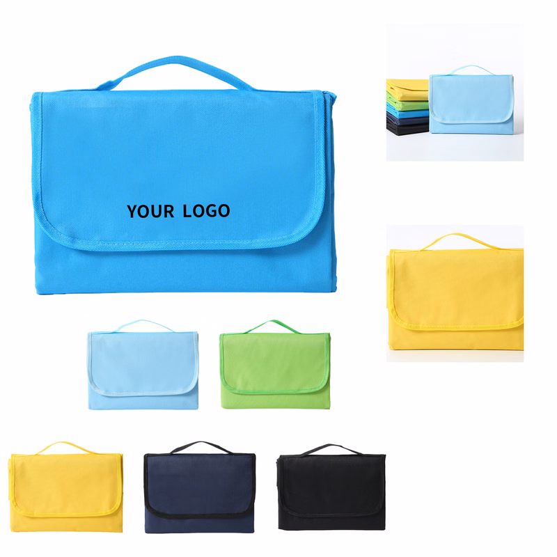 Foldable Picnic Mat Oxford Fabric With Carry Handle