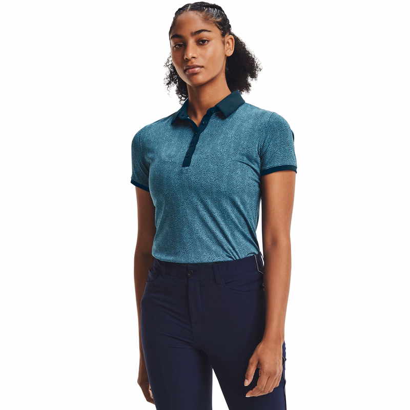 Women's UA Zinger Printed Short Sleeve Polo 