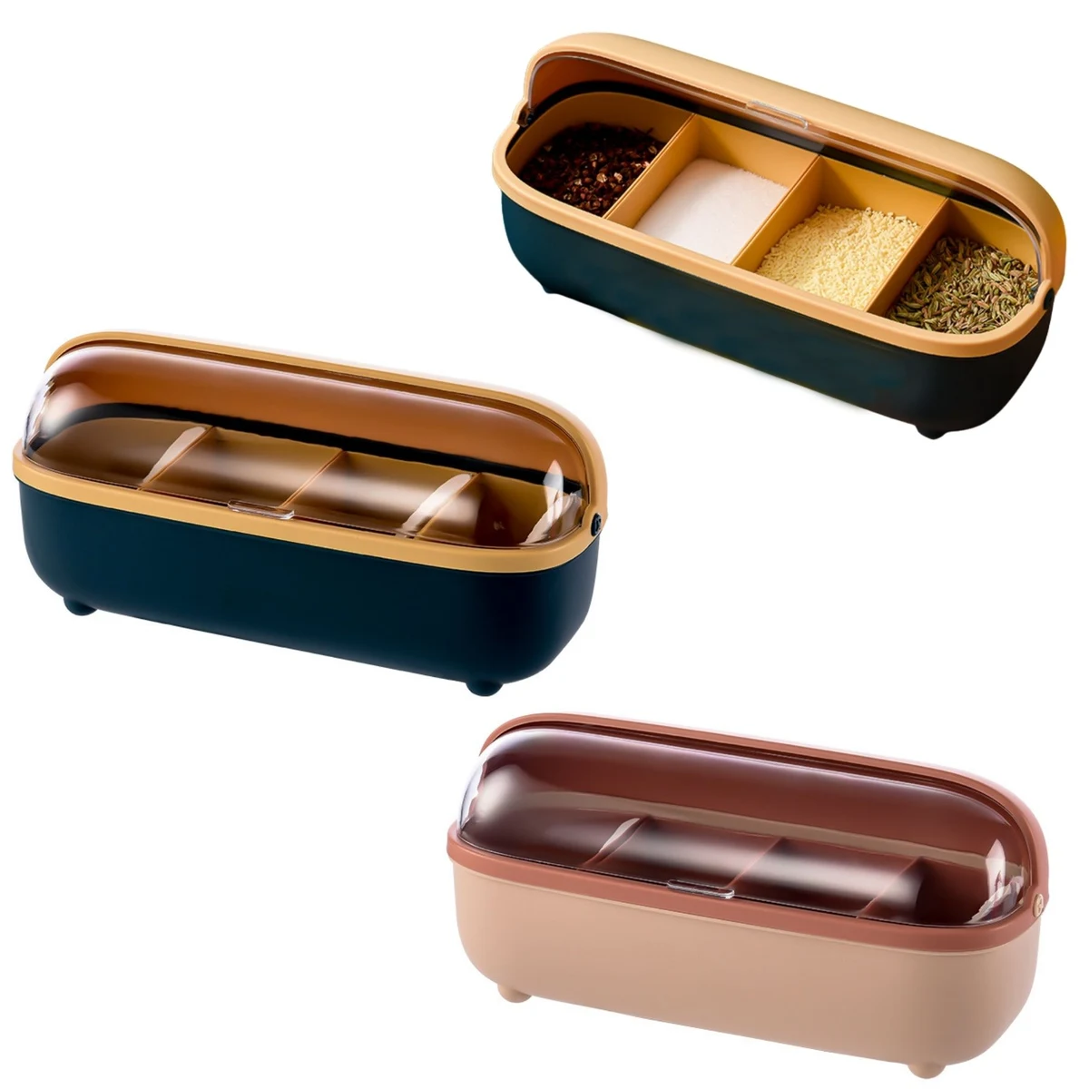 Capsule Shaped Condiment Box 1
