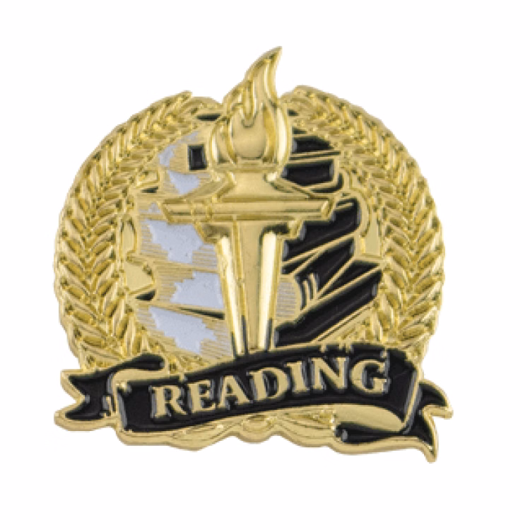 Academic Lapel Pin- Reading (1-1/8")