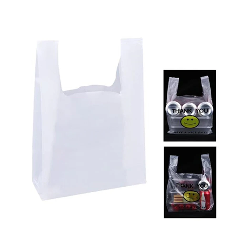 Plastic Transparent T-Shirt Shopping Bag 1