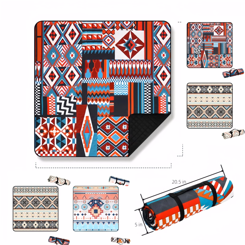Portable outdoor camping waterproof picnic mat