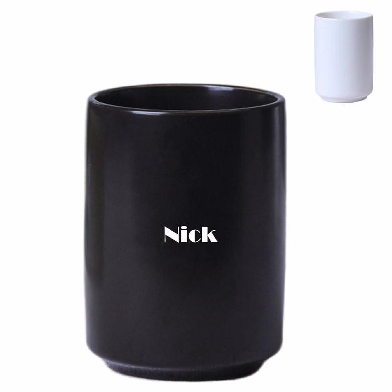 9 OZ Simple Straight Ceramic Mug