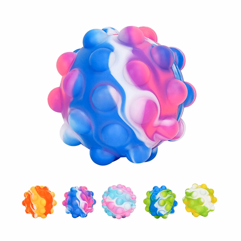Custom 3D Squeeze Resistant Soft Pop Stress Balls Toys