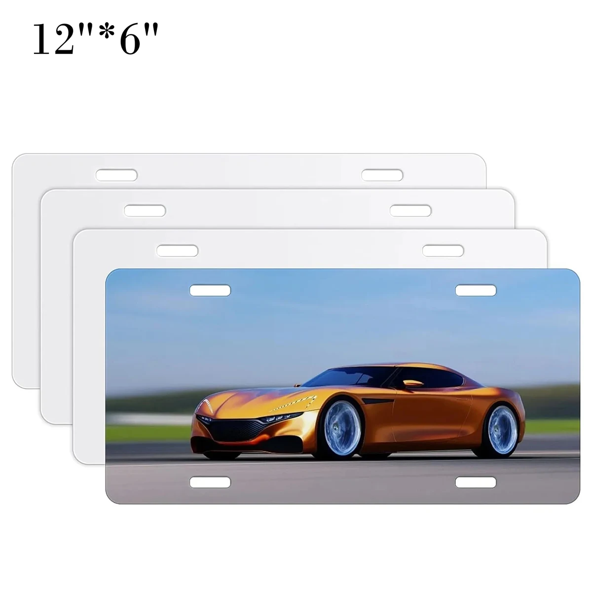12" X 6" Aluminum Plates 1