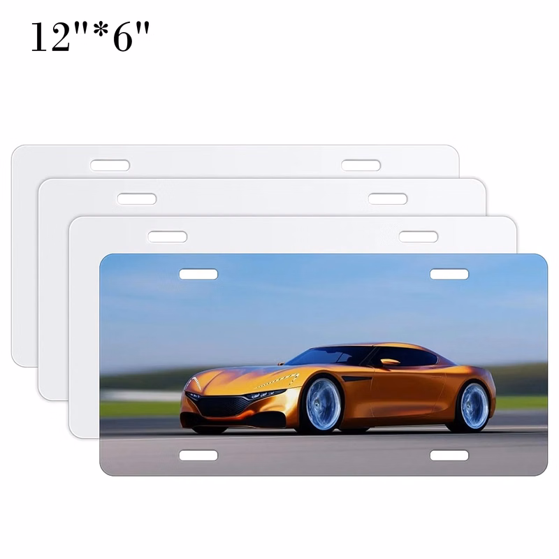 12" X 6"  Aluminum Plates