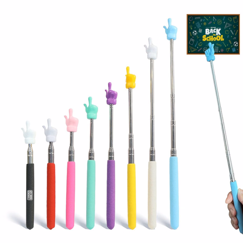 Telescopic Stainless Steel Finger Pointer Stick