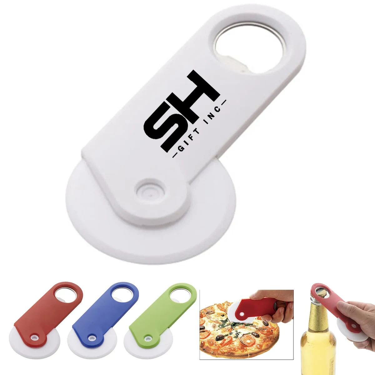Pizza Roller Cutter with Bottle Opener 1