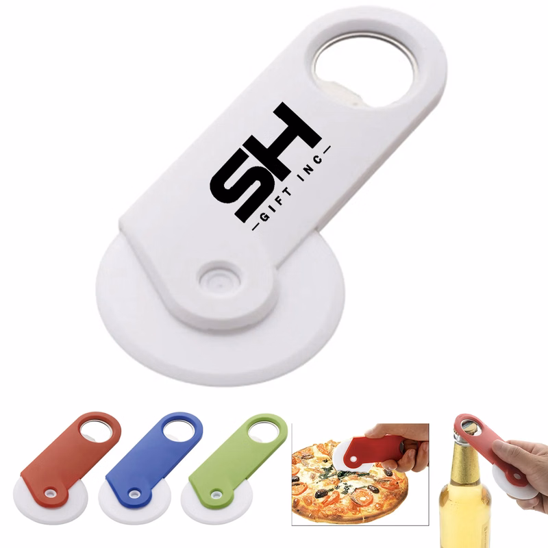 Pizza Roller Cutter with Bottle Opener