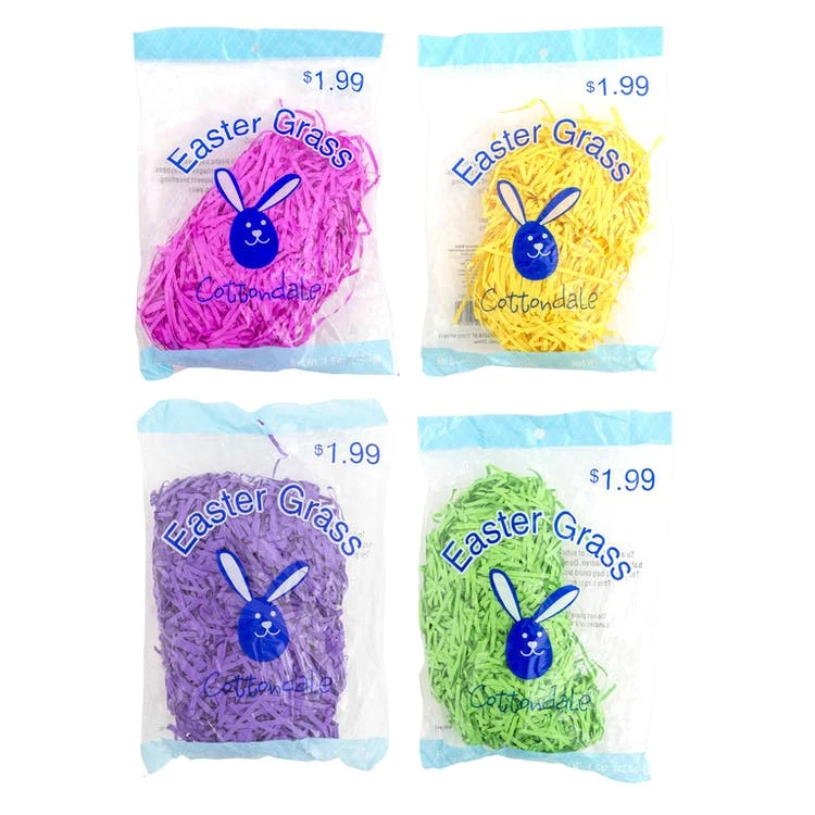 Easter Paper Grass - 4 Bright Colors 1
