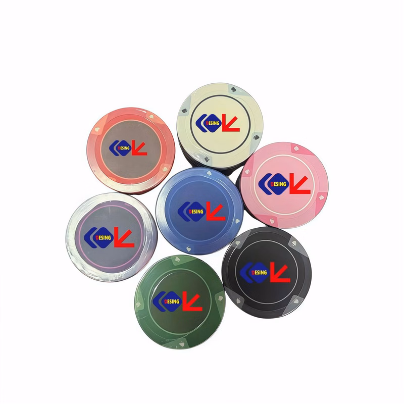 Custom 39mm Blank Ceramic Poker Chips