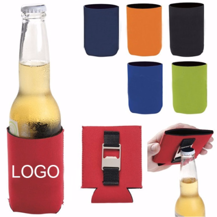 11oz Bottle Cooler W/ Bottle Opener