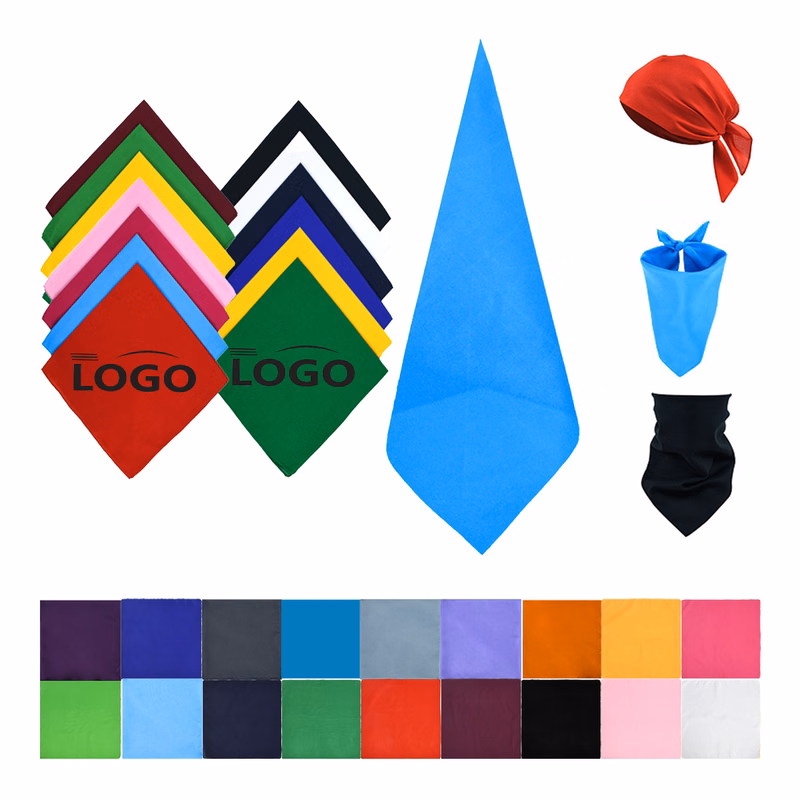 Polyester Bandana Handkerchiefs Multifunction Headbands