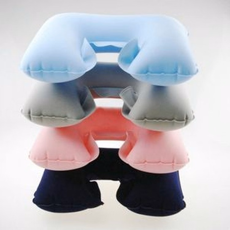 Inflatable U-Shaped Travel Neck Pillow