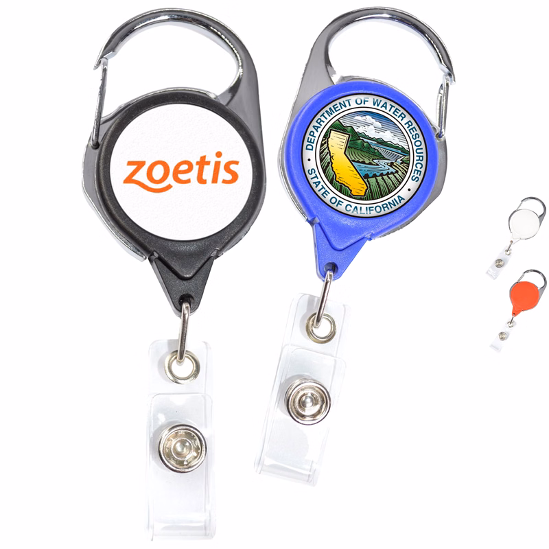 No-twist Carabiner Badge Reel