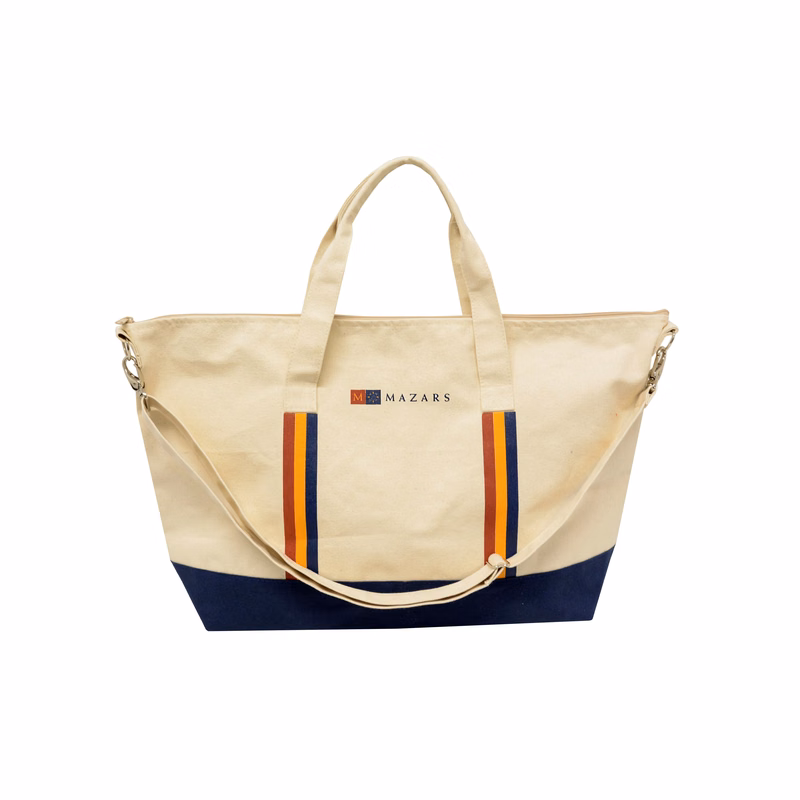 Recycled Canvas Weekender Tote