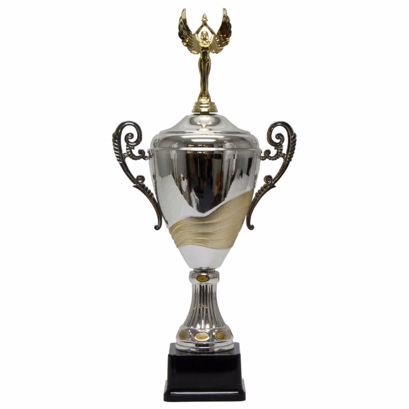 Two-Tone Loving Cup W/Figure