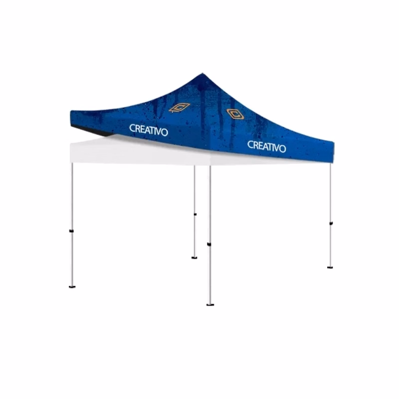 10' x 10' Double Layer Pop-Up Canopy Tent - Full Bleed Dye-Sublimation