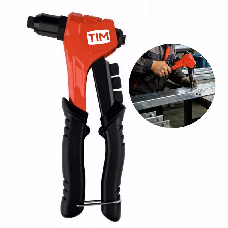 Rivet Tool Kit with 3 Nozzles Fastener