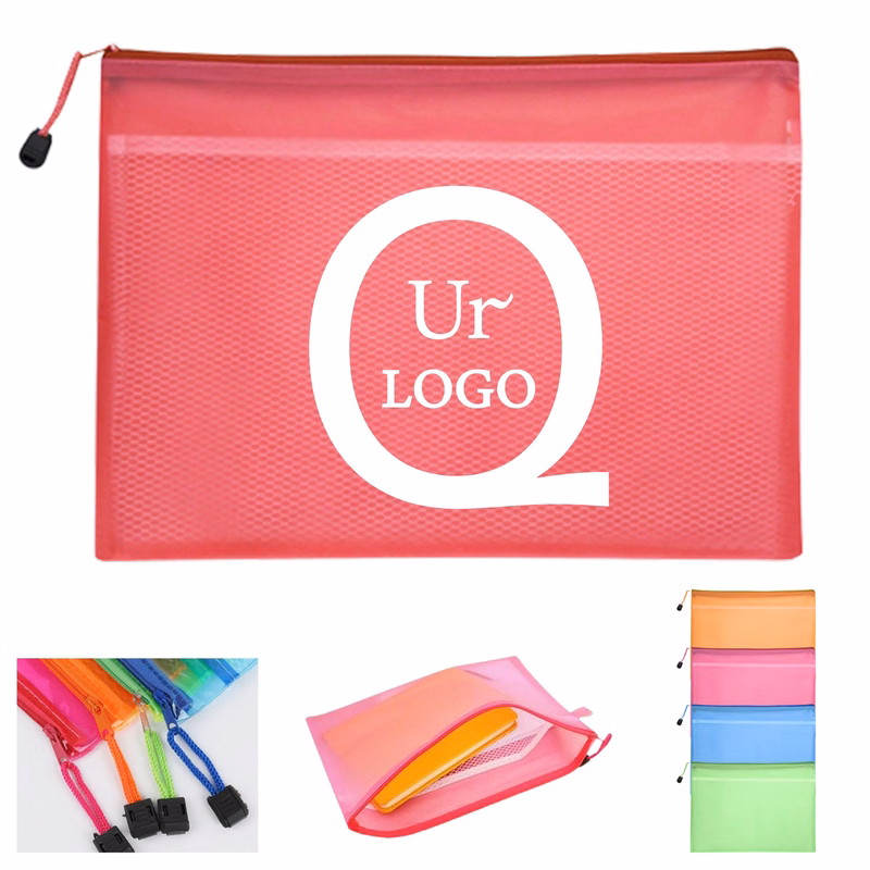 Pvc Pencil Pouch W/Double Layer