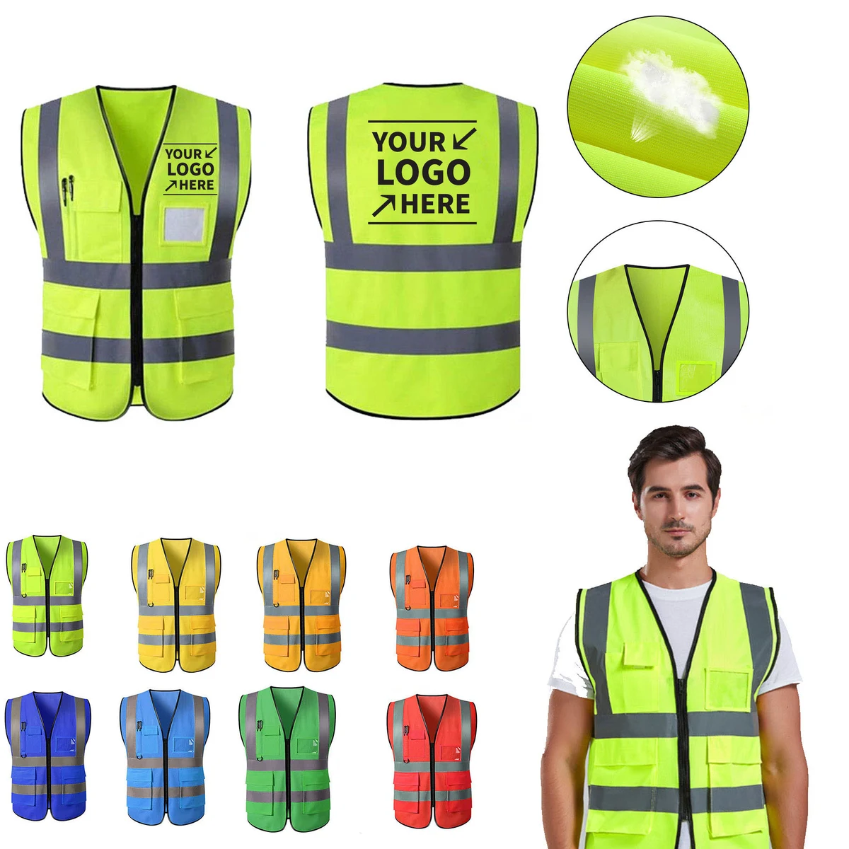 Safety Reflective Work Vest 1