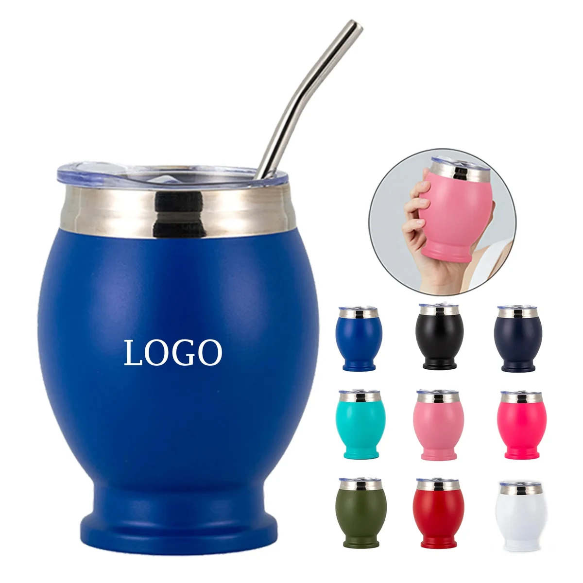 Double Wall Stainless Steel Mate Cup 1