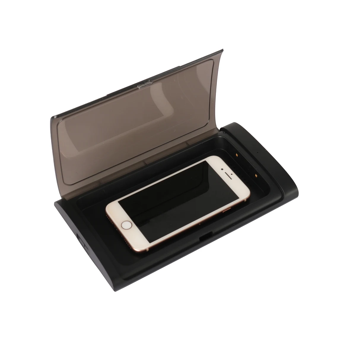 UVC Germ Safe Phone Sterilizer Case w/5W Wireless Charger 1