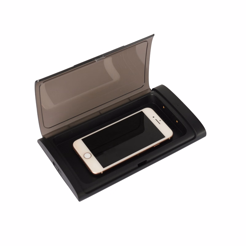 UVC Germ Safe Phone Sterilizer Case w/5W Wireless Charger