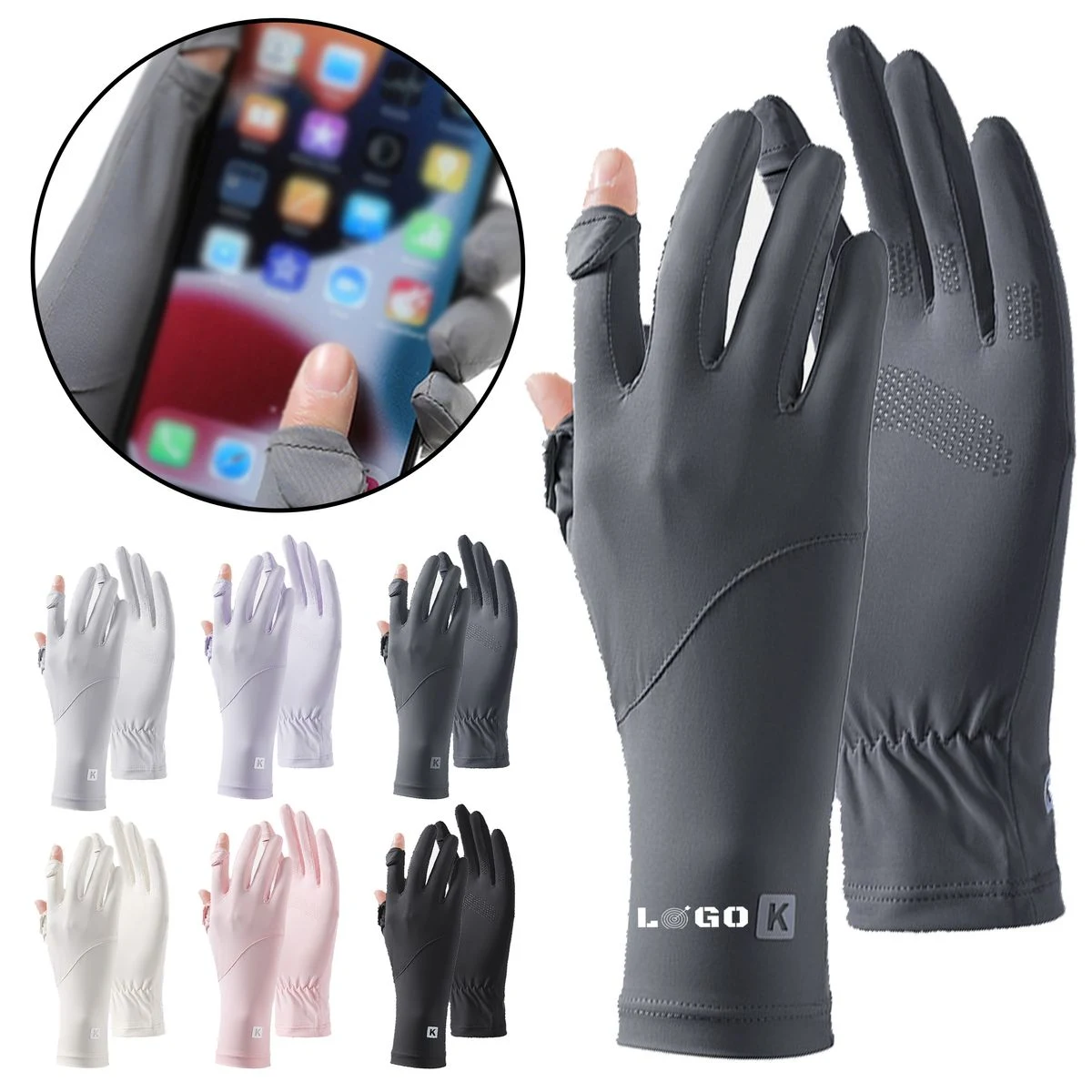 Sport Full Finger UV Gloves Sun Gloves 1