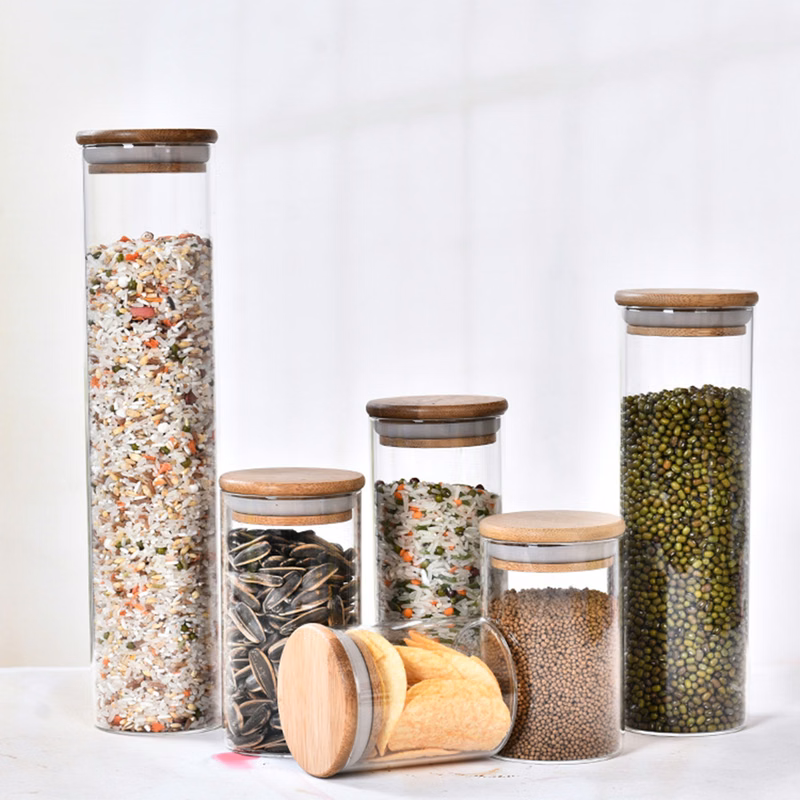 Glass Storage Jar With Lid