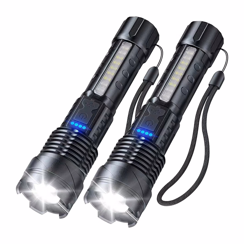 Multifunctional USB Rechargeable Flashlight