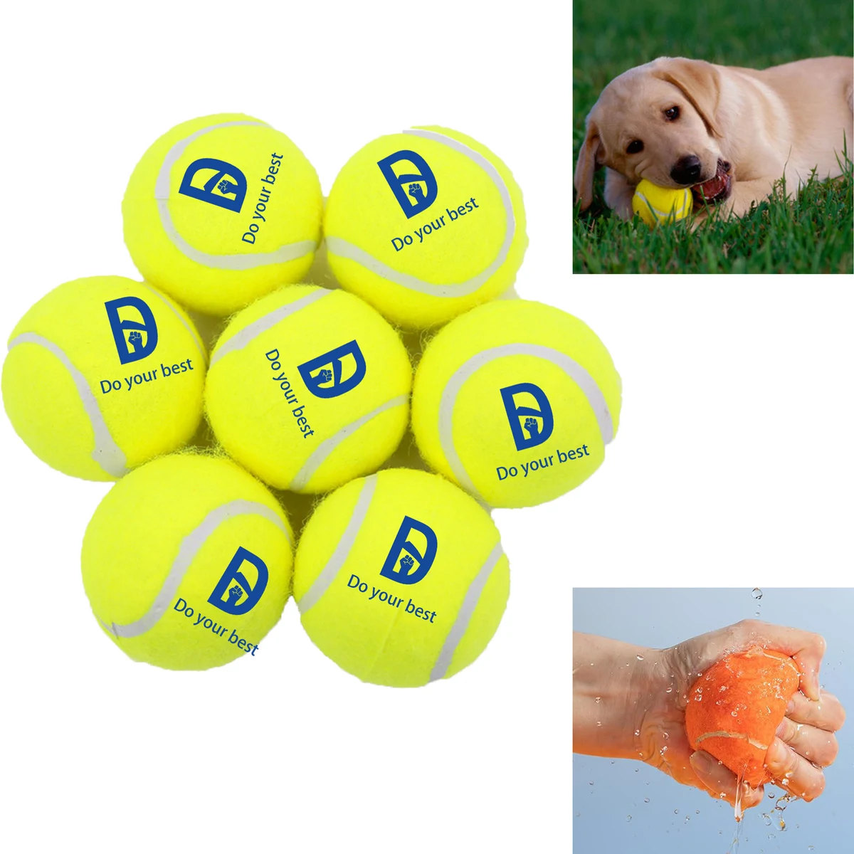 Pet Elastic Tennis Ball 1