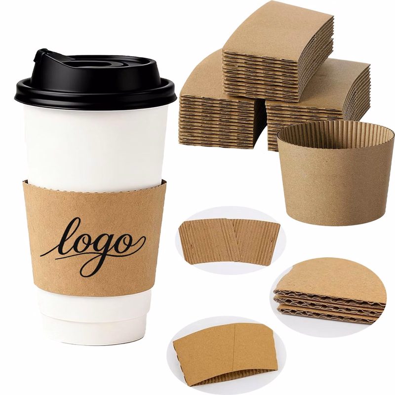 Natural Kraft Coffee Cup Sleeves