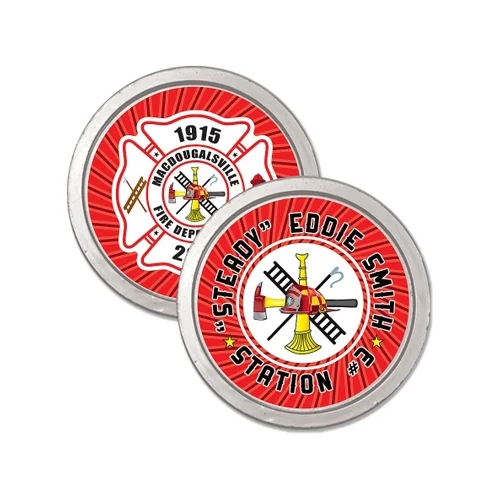 Round Silver Coin 1