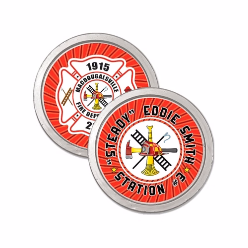 Round Silver Coin
