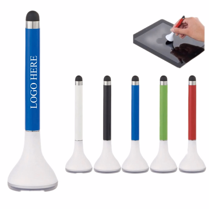 Custom Printed Stylus Pen Stand & Screen Cleaner