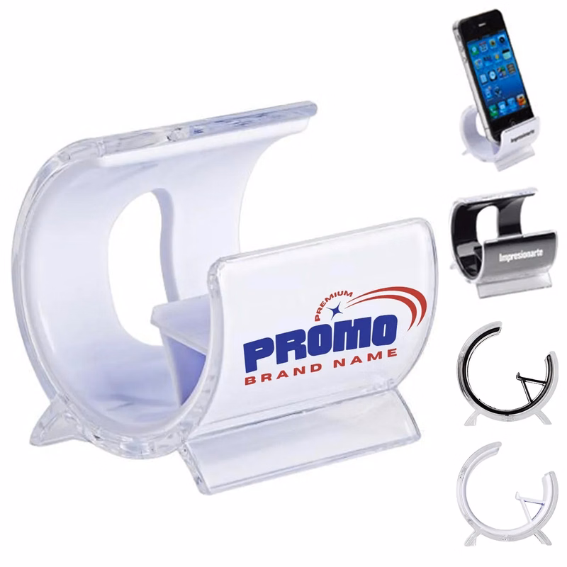 Innovation Double Layer Clam Cell Phone Tablet Holder Stands