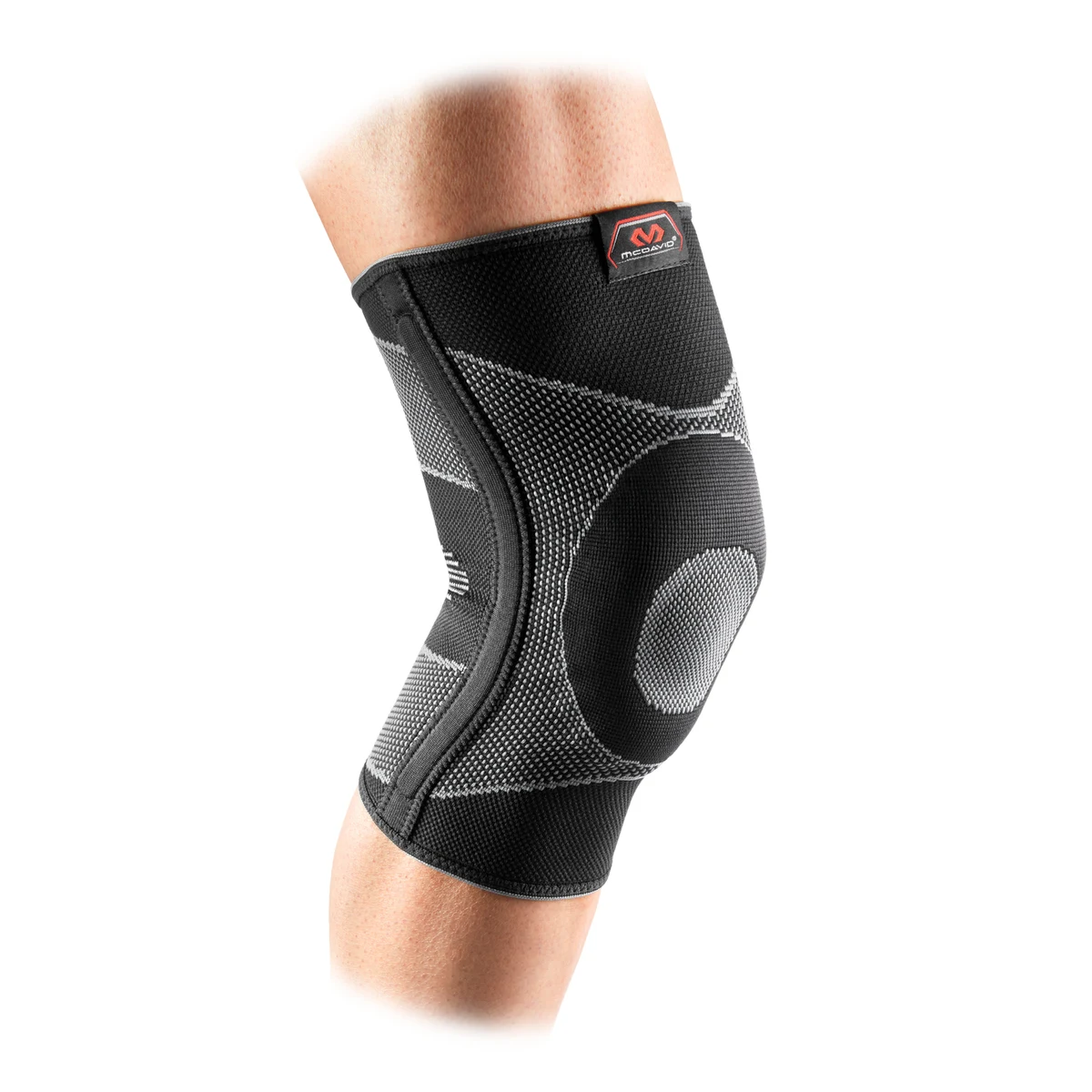 Knee Slv 4 Way Elastic w/Gel Buttress and Stays Blk 1