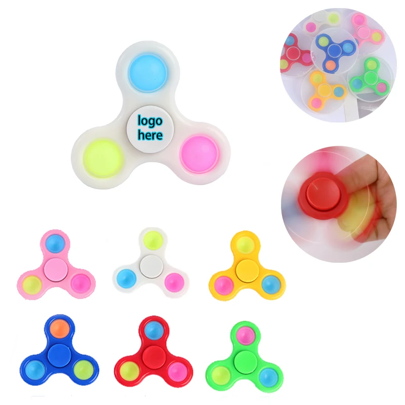 3 Bubbles Fidget Push Pop Spinner 1