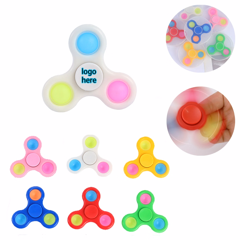 3 Bubbles Fidget Push Pop Spinner