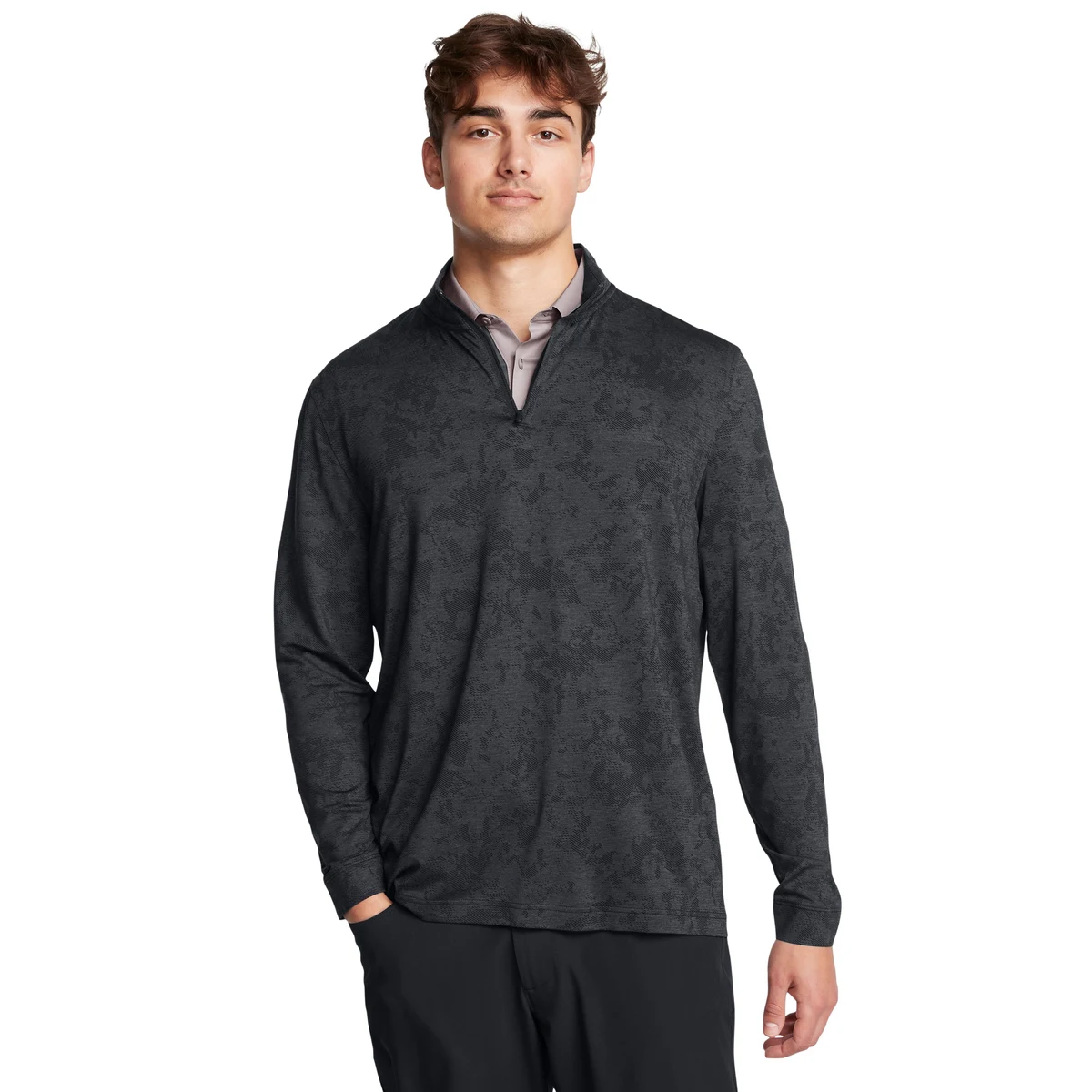 UA Playoff Jacquard Men's Zip 1