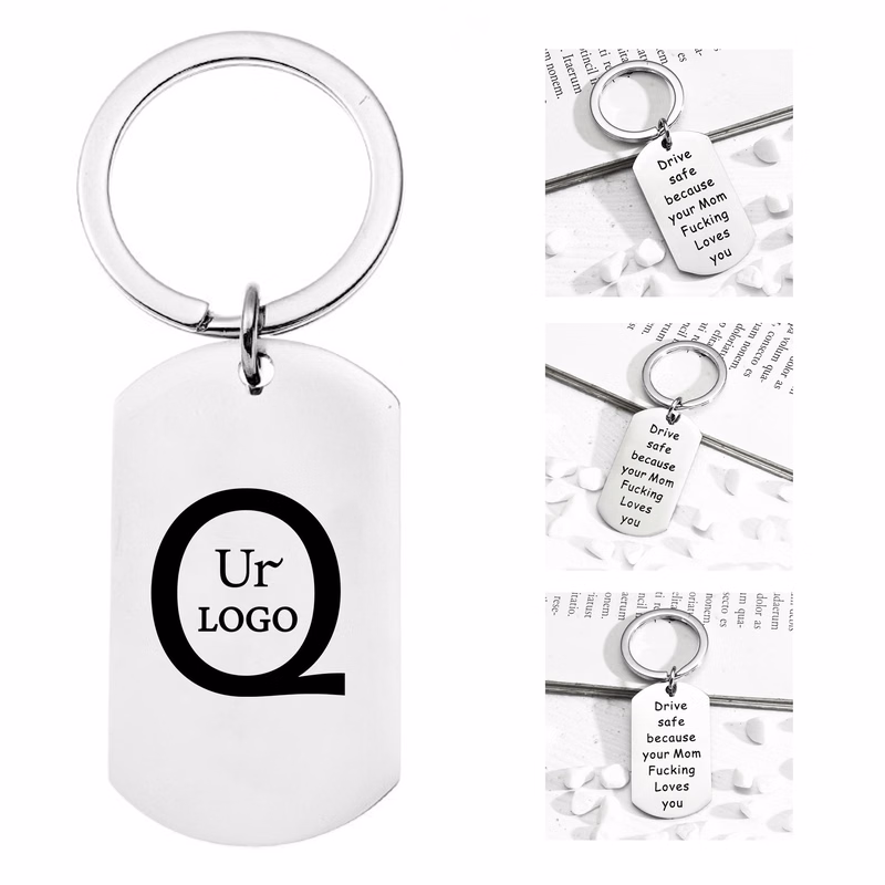 Square Shape Keychain