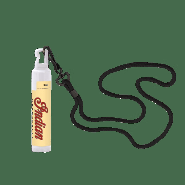 SPF 15 Lip Balm with Hook Cap and Cord Lanyard